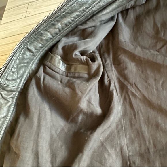 All saints men’s leather jacket - Picture 5 of 15